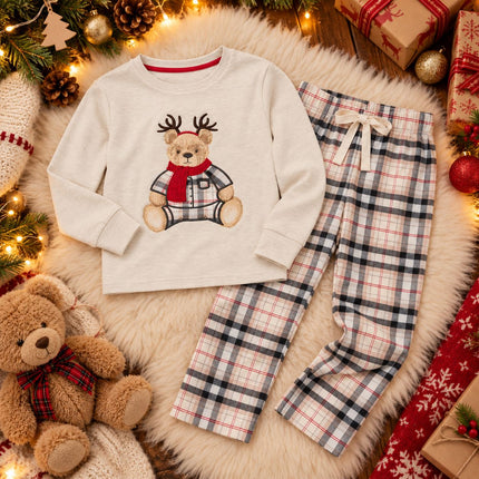 Kids Pyjamas Set Spencer Bear Childrens Unisex Christmas Pyjamas
