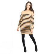 Nobodys Child Beige Striped Jumper Dress - Quality Brands Outlet