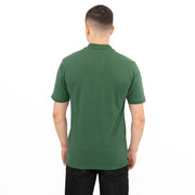 Carhartt Mens Polo Shirt Chase Pique Cotton Green