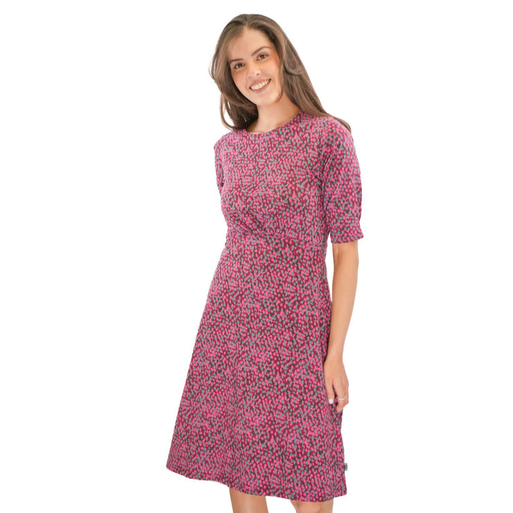 Weird Fish Pink Cassandra Swing Dress - Quality Brands Outlet