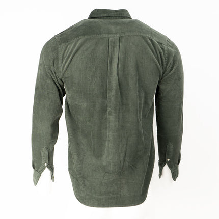 Premium Brand Button-Down Collar Cotton Corduroy Shirt-Quality Brands Outlet-