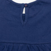Mini Boden Girls Zebra Starboard Sleeveless Navy Blue Summer Dresses - Quality Brands Outlet