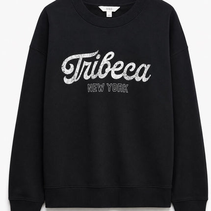 M&S Black Tribeca New York Graphic Sweatshirt