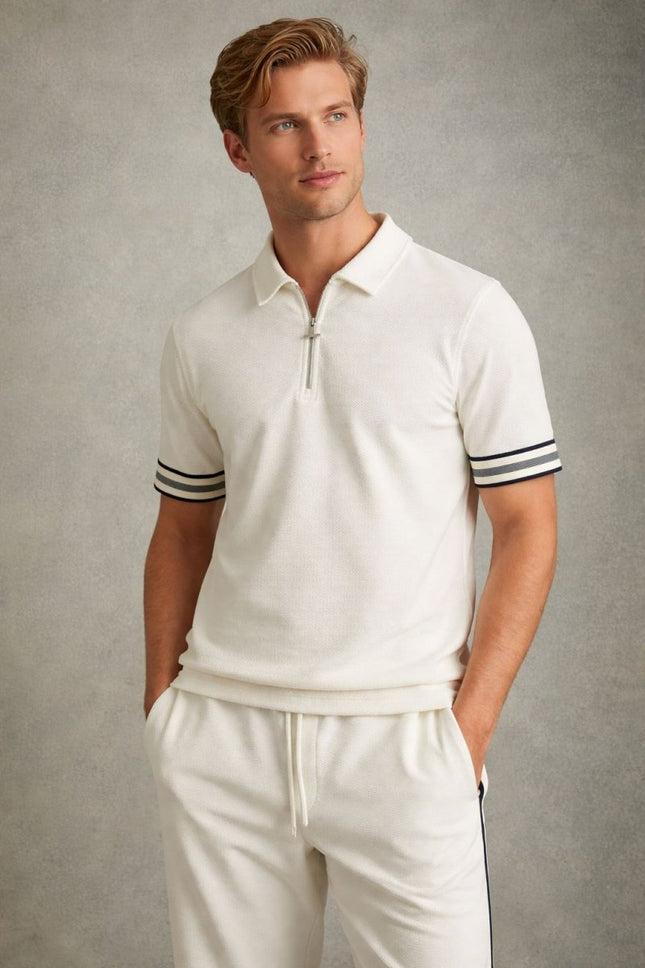Bristol Off White Polo Shirt - Quality Brands Outlet