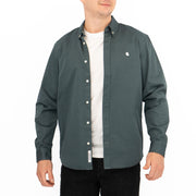 Carhartt WIP Mens Shirt Long Sleeve Madison Grey