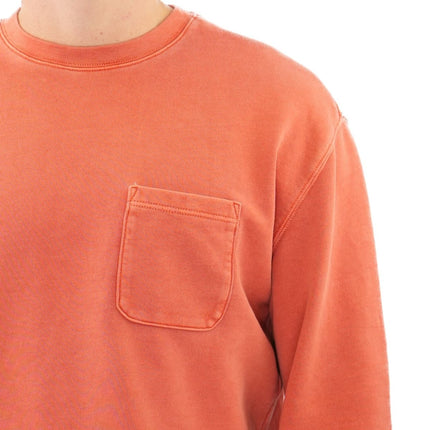 M&S Orange Sweatshirts Long Sleeve Tops-Quality Brands Outlet-