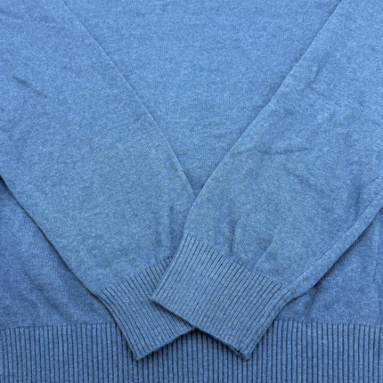 Crew Clothing Mens Knitted Jumper Long Sleeve Blue-Quality Brands Outlet-