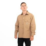 Carhartt WIP Mens Brown Reno Overshirt Long Sleeve Shirt