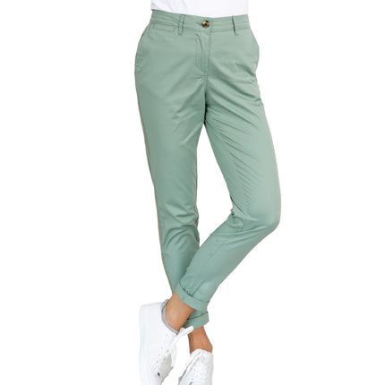 White Stuff Paperweight Lightweight Cotton Chino Green-Quality Brands Outlet-