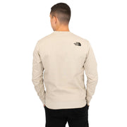 The North Face Mens Simple Dome Crew Beige Sweatshirt