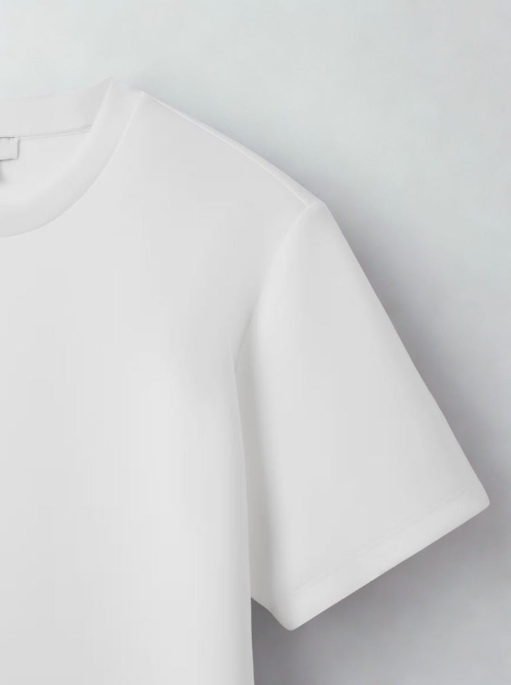 Bradley Heavyweight T-Shirts White Short Sleeve Tops - Quality Brands Outlet