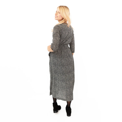 Seasalt Rock Dove Black Midi Dress-Quality Brands Outlet-