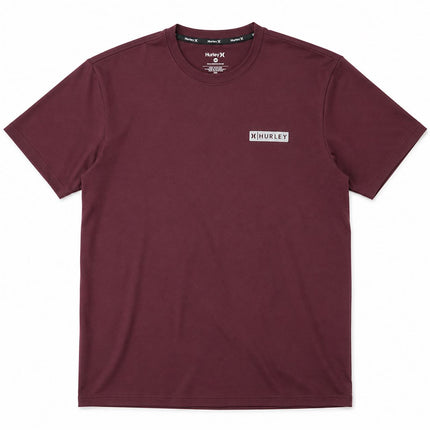 Mens Performance Crew Neck T-Shirt – Burgundy