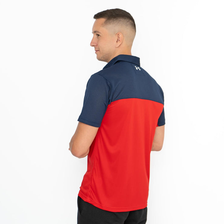 Under Armour HeatGear Colour Block Golf Polo Shirt