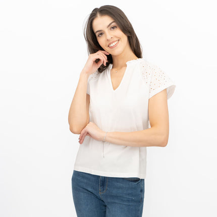 Hobbs White Beki Broderie Top-Quality Brands Outlet-