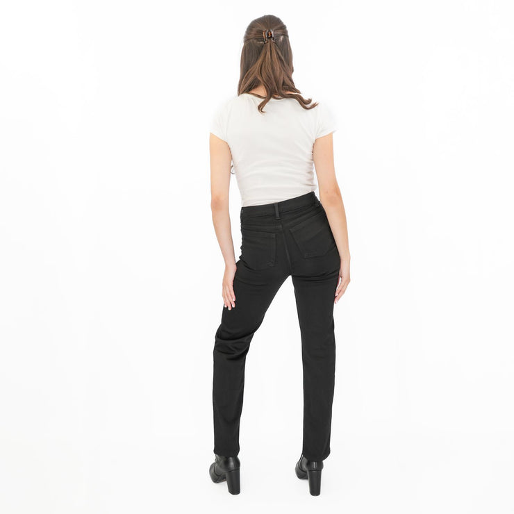 M&S Per Una Roma High Waisted Straight Leg Jeans Black