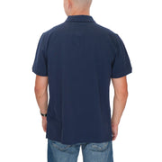 Crew Clothing Polo Shirt Classic Pique Cotton Navy - Quality Brands Outlet