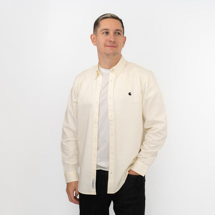 Premium Brand Shirt Long Sleeve Madison Cream