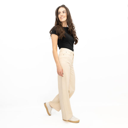 M&S Wide Leg Jeans Cream