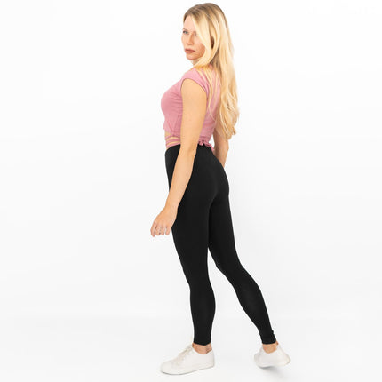 Gymshark Womens Ribbon Capped Sleeve Crop Top Dusky Pink-Quality Brands Outlet-
