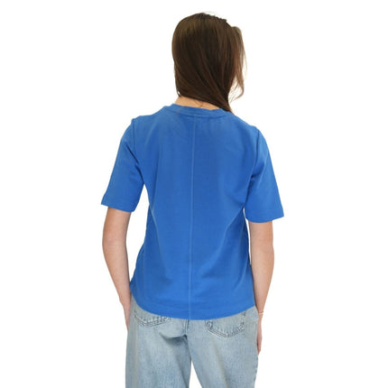 M&S Autograph Blue T-Shirts Short Sleeve-Quality Brands Outlet-
