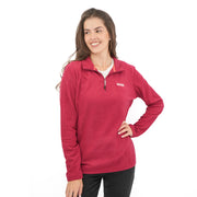 Regatta Dark Red Sweethart Zip Neck Fleece - Quality Brands Outlet