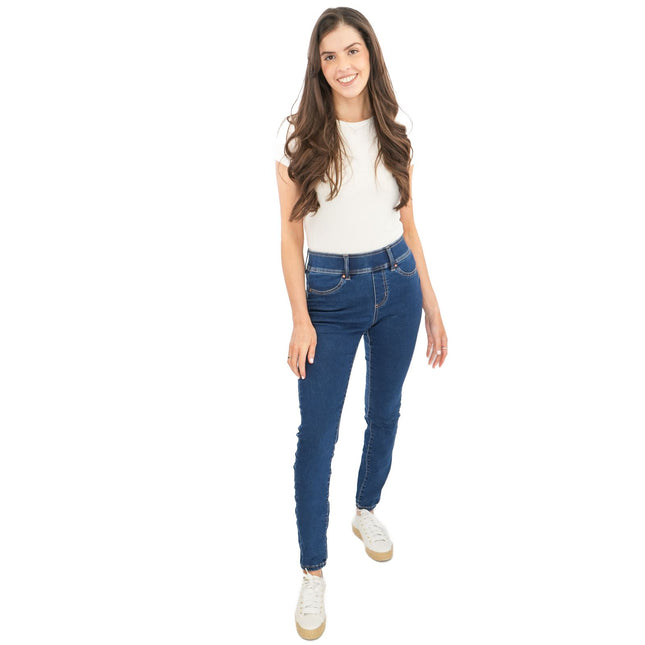 Next Sculpt Leggings Skinny Leg Super Stretch Pull On Dark Blue-Quality Brands Outlet-