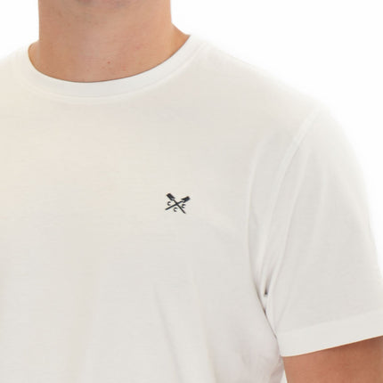 Crew Clothing Mens White Short Sleeve T-Shirt - Quality Brands Outlet