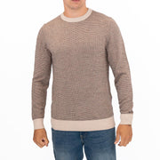 White Stuff Mens Newport Merino Wool Jumper Brown - Quality Brands Outlet