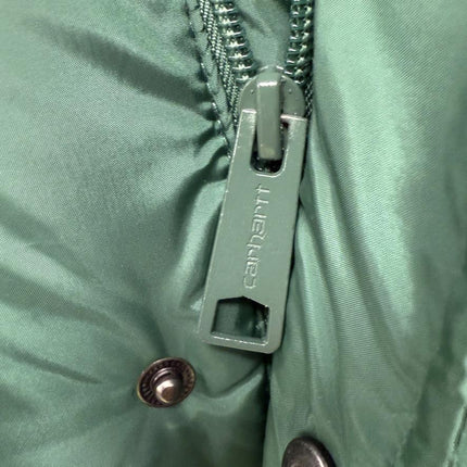 Water Repellent Puffer Jacket Green Winter Coat