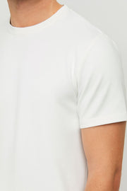 Bradley Heavyweight T-Shirts White Short Sleeve Tops - Quality Brands Outlet