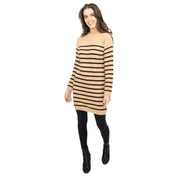 Nobodys Child Beige Striped Jumper Dress - Quality Brands Outlet