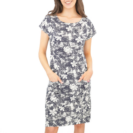 Weird Fish Navy Tallahassee Dress - Quality Brands Outlet