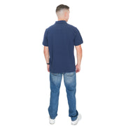 Crew Clothing Polo Shirt Classic Pique Cotton Navy - Quality Brands Outlet