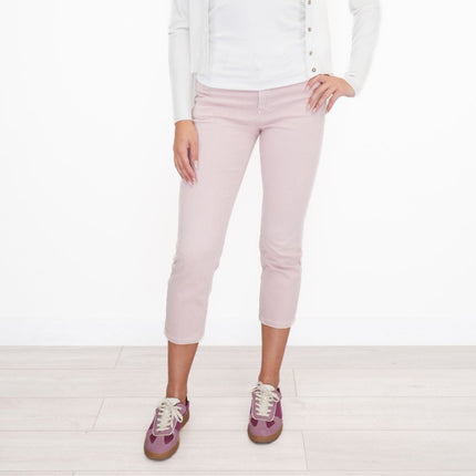 M&S Crop Slim Leg Jeans Pink - Quality Brands Outlet