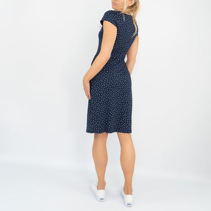 Boden Alberta Jersey Polka Dot Dress-Quality Brands Outlet-