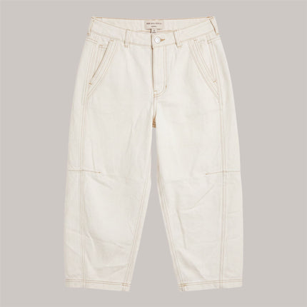 M&S Per Una Cropped Barrel Leg Jean Ecru
