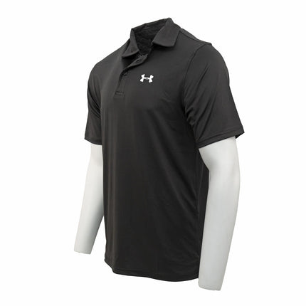 Under Armour Mens HeatGear Golf Sports Black Polo Shirt Casual Tops - Quality Brands Outlet