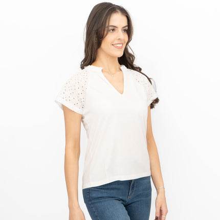 Hobbs White Beki Broderie Top-Quality Brands Outlet-