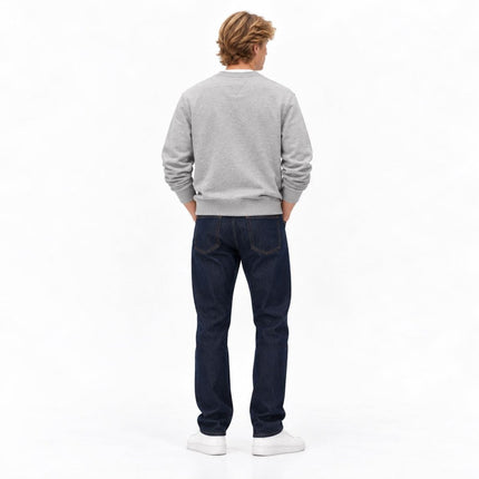 Mens Sweatshirts Terry Crew Neck Tops – Grey-Quality Brands Outlet-