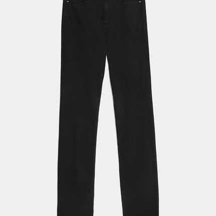 M&S Per Una Roma High Waisted Straight Leg Jeans Black