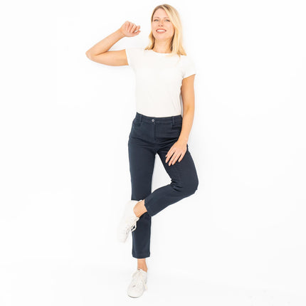 White Stuff Sienna Stretch Trousers Dark Navy