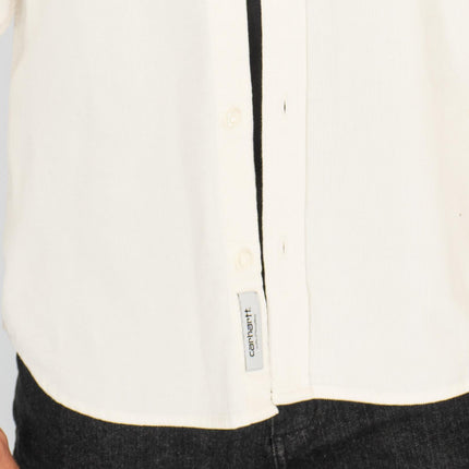 Premium Brand Shirt Ivory Fine Cord Long Sleeve-Quality Brands Outlet-