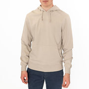 J. Crew Mens Hoodie Beige Kangaroo Pocket Drawstring Hood Long Sleeve Tops