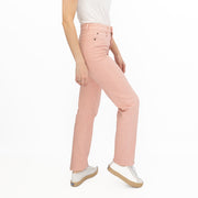 M&S Full Length Straight Leg Light Pink Denim Trousers