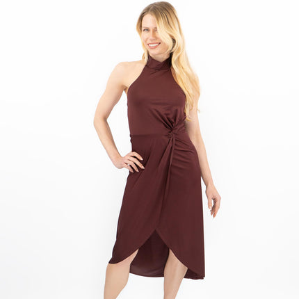 Ted Baker Womens Halter Dress Wine-Quality Brands Outlet-