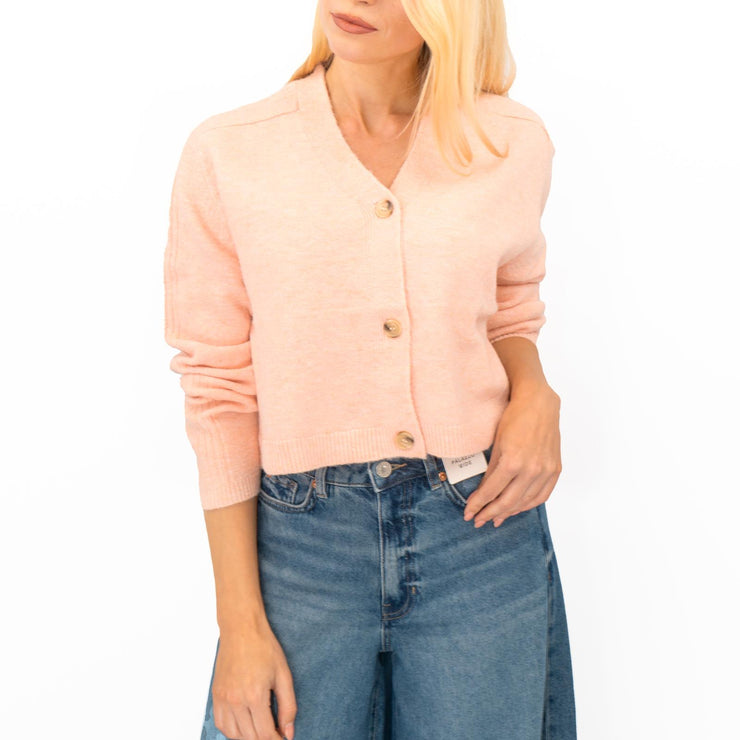 River Island Cropped Solid Colour Cropped Cardigan