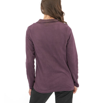 Regatta Purple Sweethart Zip Neck Fleece-Quality Brands Outlet-