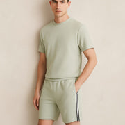 Wick T-Shirts Sage Green Short Sleeve Sporty - Quality Brands Outlet