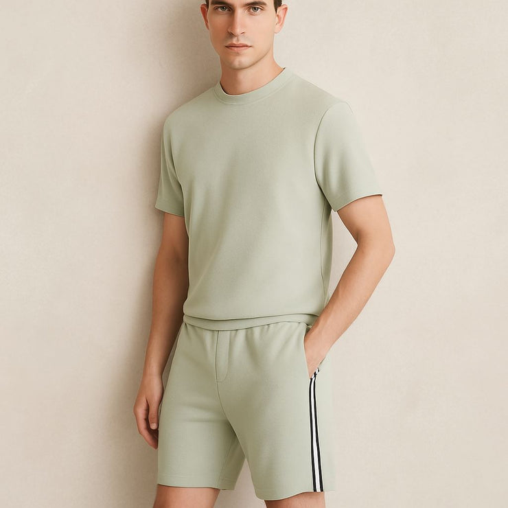 Wick T-Shirts Sage Green Short Sleeve Sporty - Quality Brands Outlet